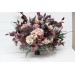 Wedding Bouquets in Mauve, Purple & Beige | Faux Bridal & Bridesmaid Bouquets