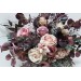 Wedding Bouquets in Mauve, Purple & Beige | Faux Bridal & Bridesmaid Bouquets