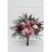 Wedding Bouquets in Mauve, Purple & Beige | Faux Bridal & Bridesmaid Bouquets