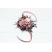 Wedding Boutonnieres & Wrist Corsage in Mauve, Purple & Beige | Faux Flower Accessories
