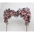 Flower Arch Arrangement in Mauve, Purple & Beige | Faux Floral Archway for Wedding