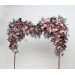 Flower Arch Arrangement in Mauve, Purple & Beige | Faux Floral Archway for Wedding