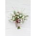 Tulip Bridal Bouquet in White & Pink | Faux Wedding Silk Flowers