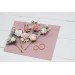 Set of 7 bobby pins. Pink white accessories. Bridal hairpiece. Wedding flowers. Floral hair pins White floral bobby pins.  5176