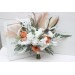 Boho pampas grass bouquet. White terracotta flowers. Bridal bouquet. Faux bouquet. Wedding flowers. Boho wedding bouquet. White roses bouquet. 5186