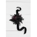 Wedding Boutonnieres & Wrist Corsage in Black & Purple | Faux Flower Accessories