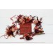 Pocket Boutonniere in Burgundy & Terracotta | Faux Flower Accessories