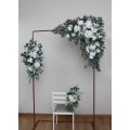 Baby's Breath & Hydrangea Flower Arch Arrangement | Faux Floral Archway for Wedding