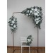 Baby's Breath & Hydrangea Flower Arch Arrangement | Faux Floral Archway for Wedding
