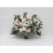 Wedding Bouquets in White, Cream & Blush Pink | Faux Bridal & Bridesmaid Bouquets