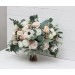 Wedding Bouquets in White, Cream & Blush Pink | Faux Bridal & Bridesmaid Bouquets