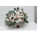 Wedding Bouquets in White, Cream & Blush Pink | Faux Bridal & Bridesmaid Bouquets