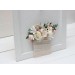 Pocket Boutonniere in White, Cream & Blush Pink | Faux Flower Accessories