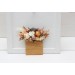 Pocket Boutonniere in Terracotta, Ivory & Rust | Faux Flower Accessories