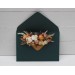 Pocket Boutonniere in Terracotta, Ivory & Rust | Faux Flower Accessories