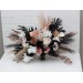 Wedding bouquets in dusty rose black cinnamon white colors. Bridal bouquet. Faux bouquet. Bridesmaid bouquet. 5203