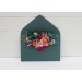 Pocket Boutonniere for Jewel-Tone Wedding | Emerald Green, Orange, Magenta & Teal Flower Accessories