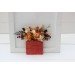 Pocket Boutonniere in Rust, Brown & Ivory | Faux Flower Accessories