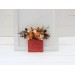 Pocket Boutonniere in Rust, Brown & Ivory | Faux Flower Accessories