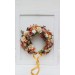 Orange ivory rust terracotta flower crown. Hair wreath. Flower girl crown. Wedding flowers. 0029
