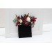 Pocket Boutonniere in Black, Gold, Burgundy & Ivory | Faux Flower Accessories for Halloween Wedding