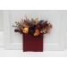 Pocket Boutonniere in Burgundy, Burnt Orange, Rust & Peach | Faux Flower Accessories