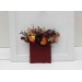 Pocket Boutonniere in Burgundy, Burnt Orange, Rust & Peach | Faux Flower Accessories