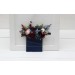 Pocket Boutonniere in Burgundy, Navy Blue & Blush Pink | Faux Flower Accessories