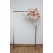 Pampas Grass Flower Arch Arrangement in Beige, Ivory & Blush Pink | Faux Floral Archway for Boho Wedding