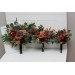 Wedding Bouquets in Rust, Terracotta & Burgundy | Faux Bridal & Bridesmaid Bouquets