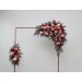 Flower Arch Arrangement in Cinnamon, Burgundy, Blush Pink & Rust | Faux Floral Archway for Wedding