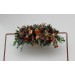 Flower Arch Arrangement in Rust, Terracotta, Burgundy & Brown | Faux Floral Archway for Wedding