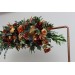 Flower Arch Arrangement in Rust, Terracotta, Burgundy & Brown | Faux Floral Archway for Wedding