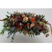 Flower Arch Arrangement in Rust, Terracotta, Burgundy & Brown | Faux Floral Archway for Wedding