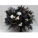 Ivory, Black, and Gold Wedding Bouquets – Gothic & Moody Bridal Designs
