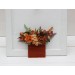 Pocket Boutonniere in Orange & Rust | Faux Flower Accessories