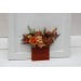 Pocket Boutonniere in Orange & Rust | Faux Flower Accessories