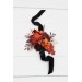 Halloween Wedding Boutonniere | Faux Flower Accessories for Halloween Theme