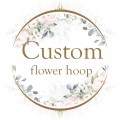 Create flower hoop :)  Alternative bridesmaid bouquet. Custom