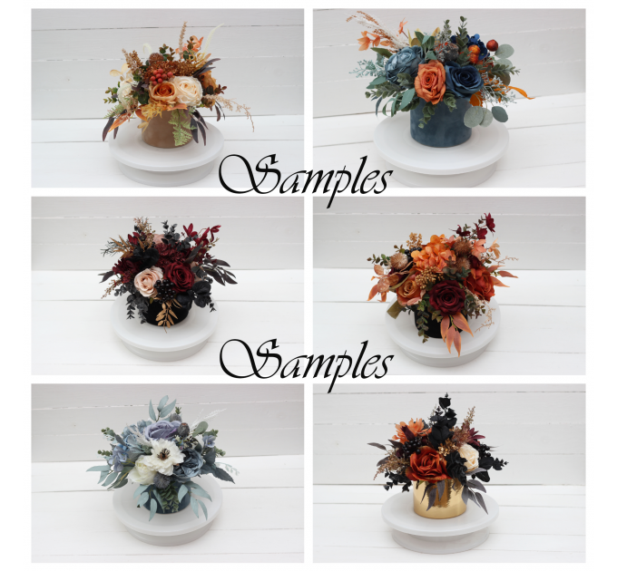 Create your centerpiece :) Table centerpiece. Home floral decor. Flowers in box. Table decoration. Flower arrangement. Hat box. Custom.