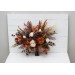 Wedding Bouquets in Ivory & Rust | Cascading Faux Bridal & Bridesmaid Bouquets