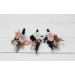  Wedding boutonnieres and wrist corsage  in dusty rose color scheme. Flower accessories. 5203