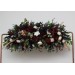Flower Arch Arrangement in Burgundy, Black, Gold & Ivory | Faux Floral Archway for Wedding