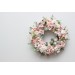 Flower wreath. Wall decor. Wedding decor. All season wreath. Home decor. Lantern flowers. Blush pink wreath.05131-1