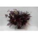 Wedding Bouquets in Deep Purple & Burgundy | Cascading Faux Bridal & Bridesmaid Bouquets
