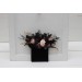 Pocket Boutonniere in Deep Purple, Black, Gold & Beige | Faux Flower Accessories