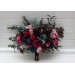 Jewel-Tone Wedding Bouquets in Emerald Green, Purple, Magenta & Teal | Faux Bridal & Bridesmaid Bouquets