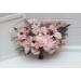 Wedding Bouquets in Dusty Pink & Blush Pink | Cascading Faux Bridal & Bridesmaid Bouquets