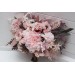 Wedding Bouquets in Dusty Pink & Blush Pink | Cascading Faux Bridal & Bridesmaid Bouquets