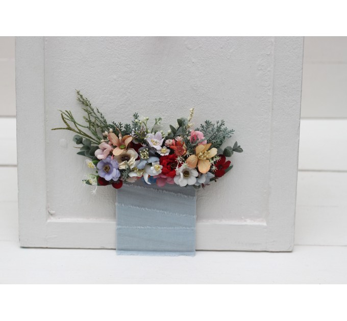 Wildflowers Pocket Boutonniere | Square Faux Flower Accessories